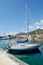 The boat in Port of Acciaroli, Cilento National Park. Salerno.