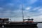 Boat in the port of Volendam, The Netherlands