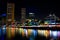 Boat Quay in the busy city of Singapore