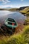 Boat on quiet scottish lake