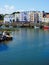 Boat rainbow home dock mooring