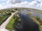 Boat ramp in the Florid Everglades