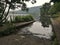 Boat ramp at the reservoir of the river Ruhr in Essen Kettwig