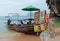 Boat restaurant on the Railay beach