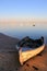 Boat in Ria Formosa park, Algarve.