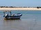 Boat On The Rio Formosa at Ilha Deserta Portugal