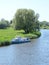 Boat in river