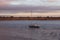 A boat in the River Blackwater near Maldon, Essex