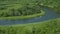 Boat on river flowing into Skadar Lake