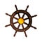 Boat rudder icon