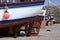 Boat Rudders at Low Tide