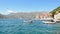 Boat Sailing in the Bay of Kotor, Montenegro