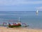 Boat on Sanur beach, Bali