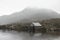 Boat shed in Dove Lake, Tasmania