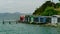 Boat sheds at Waikawa Bay, Marlborough Sounds, New Zealand