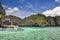 Boat on Shimizu Island near El Nido - Palawan, Philippines