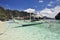 Boat on Shimizu Island near El Nido - Palawan, Philippines