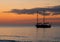 Boat Silhouette at Sunset