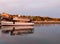 Boat on Skaneateles Lake