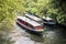 Boat speeding on San Saep canal in Bangkok