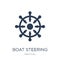 Boat Steering Wheel icon. Trendy flat vector Boat Steering Wheel