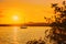 Boat at Sunrise at Porto Rotondo