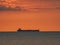 Boat Sunset over the ocean Curacao Views