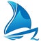 Boat symbol logo