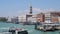 Boat tour, panorama of city from the Grand canal showing Piazza San Marco and surrounding area
