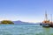 Boat trip from Abraao beach jetty, Ilha Grande Brazil