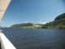 Boat trip along the Volga river. Russia. Zhiguli mountains.