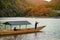 boat trip at autumn in Arashiyama, Kyoto