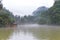 Boat trips on Baofeng Lake scenery in Zhangjiajie China