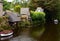 Boat walk along the river of Pontrieux, Brittany, France