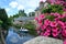 Boat walk along the river of Pontrieux, Brittany, France