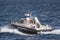 Boat of the water police on Lake Garda