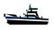 Boat Water Transportation Types color icon animation