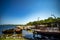 Boat wrecks on the coast