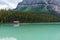 Boaters on Lake Louise in Banff