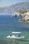 Boaters near Saint Jean Cap Ferrat, French Riviera, France