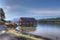 The Boathouse at Maligne Lake, Jasper National Park