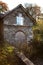 Boathouse near Grassmere Lake England