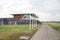 Boathouse and office of the rowing facility Willem-Alexanderbaan in Zevenhuizen close to Rotterdam in the Netherlands.