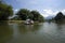 Boating activity at Taiping Lake, Taiping, Malaysia