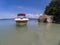 Boating around lake jocassee south carolina