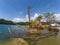 Boating around lake jocassee south carolina