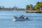 Boating on a Beautiful Florida Winter`s Day