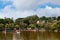 Boating in Burnham Park Reservation, Baguio, Phillippines