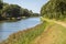 Boating on the canal Herentals-Bocholt