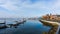 Boating dock and oceanfront promenade